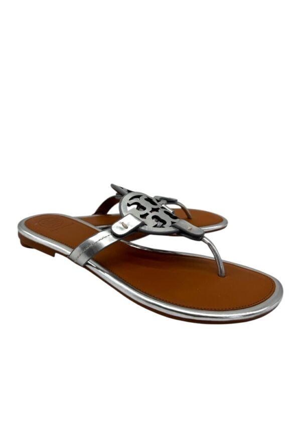 TORY BURCH - MILLER METALLIC SANDALS - Image 2